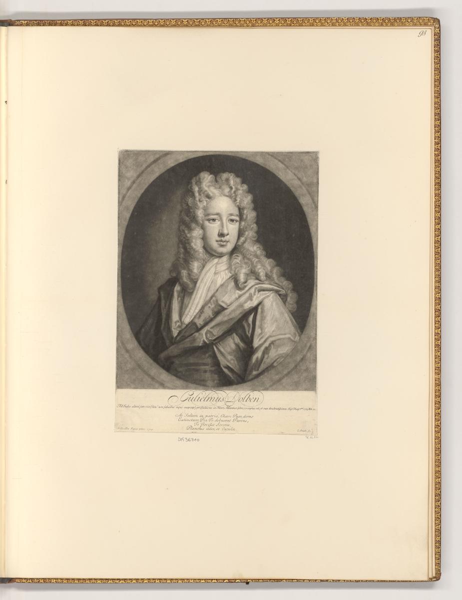 Schabblätter von John Smith, Gulielmus Dolben, Inv. Nr.: England nach Sektionen I/2, E/I/2/98