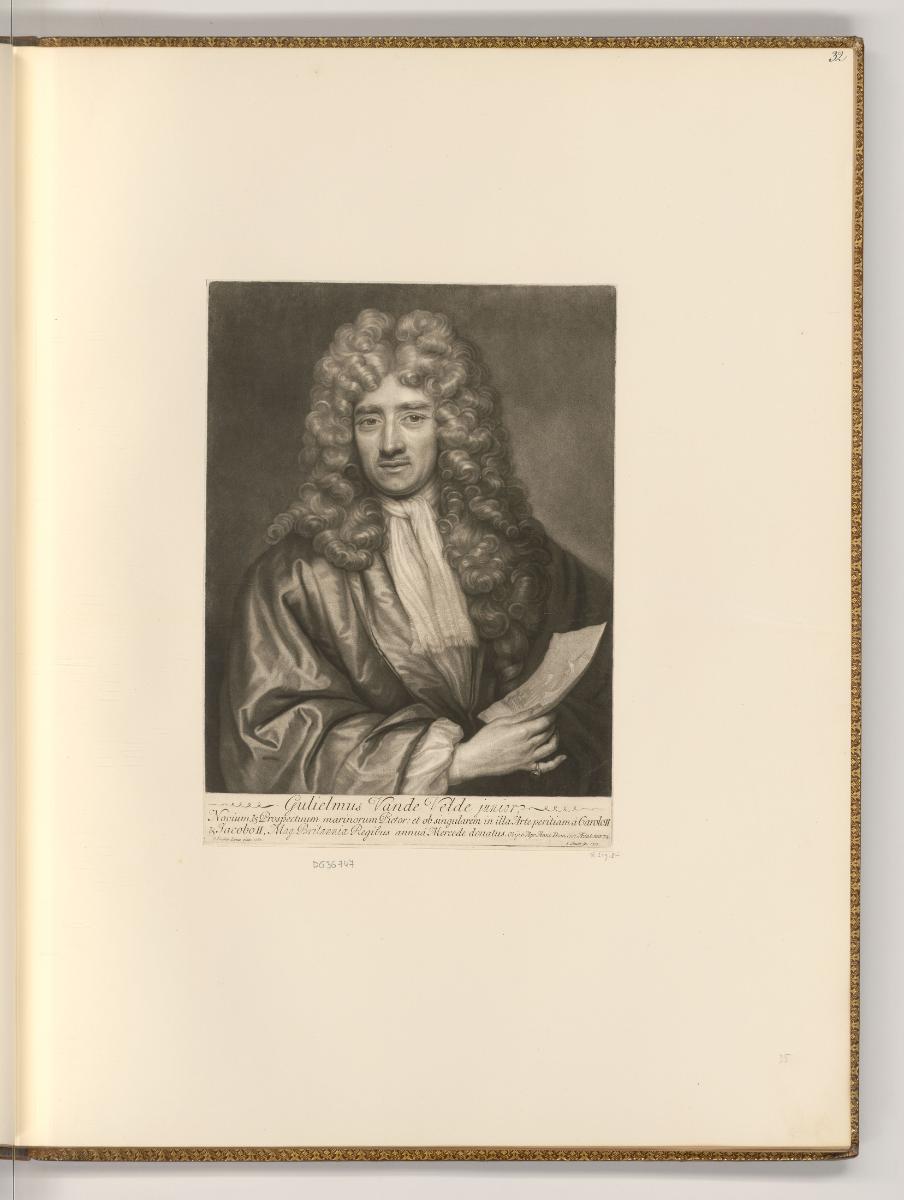 Schabblätter von John Smith, Gulielmus Vande Velde junior, Inv. Nr.: England nach Sektionen I/3…