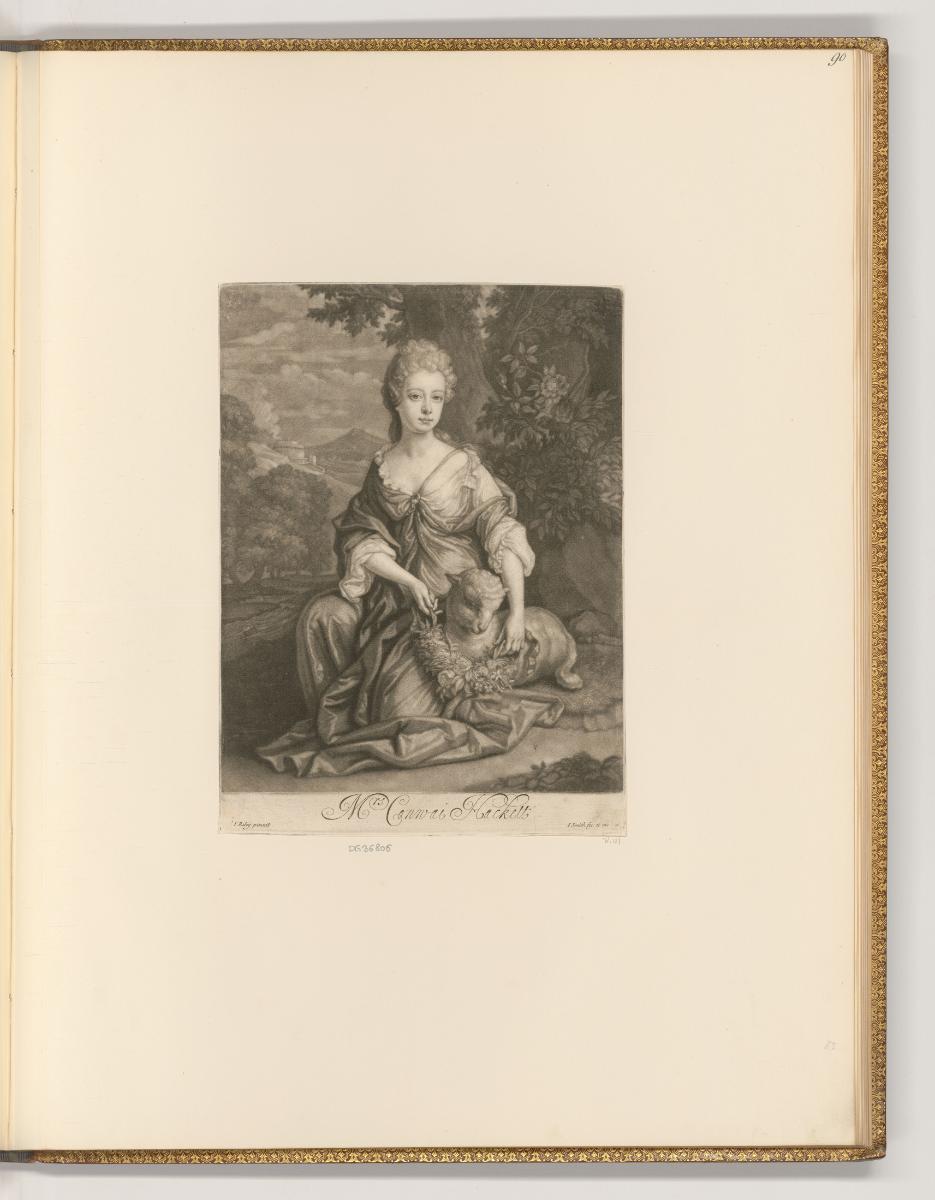 Schabblätter von John Smith, Mrs Conwai Hackett, Inv. Nr.: England nach Sektionen I/3, E/I/3/90