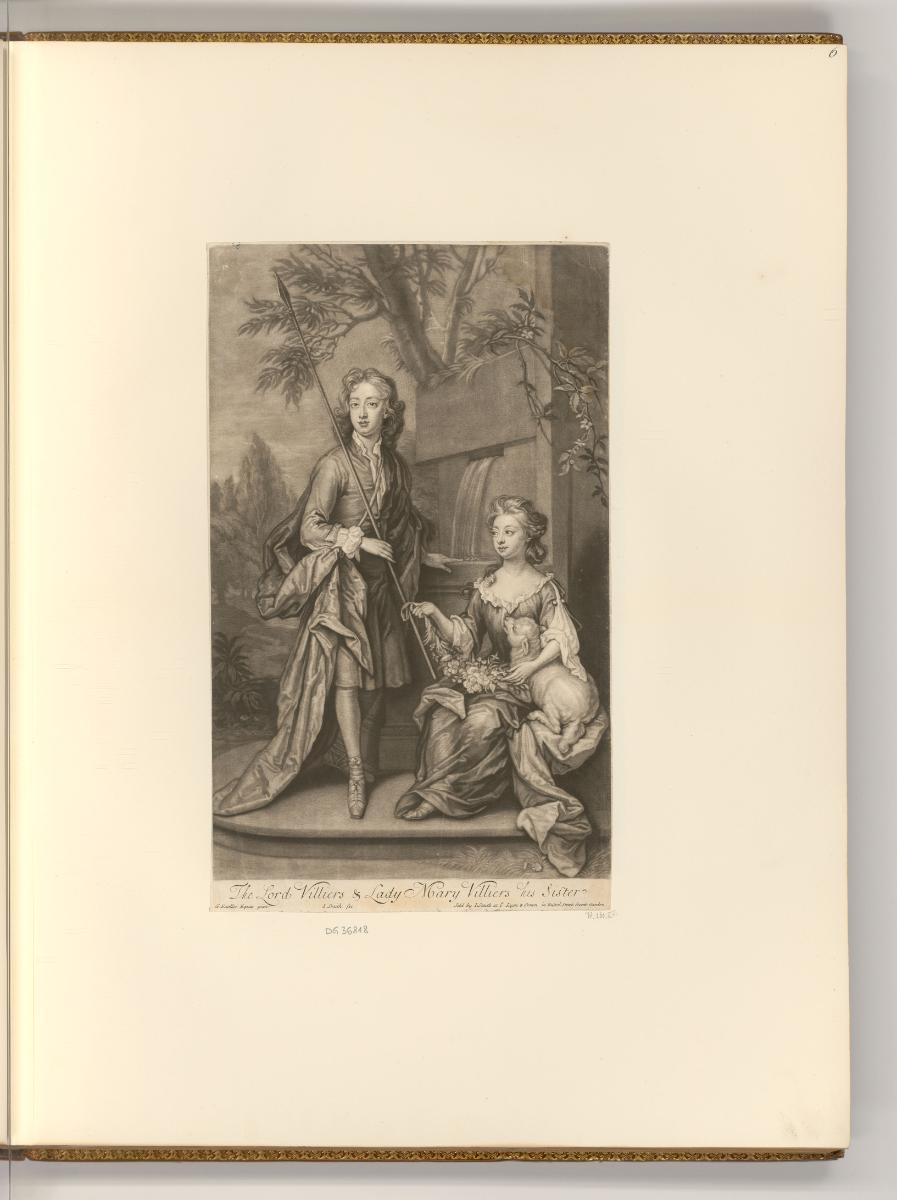 Schabblätter von John Smith, The Lord Villiers & Lady Mary Villiers his Sister, Inv. Nr.: Engla…