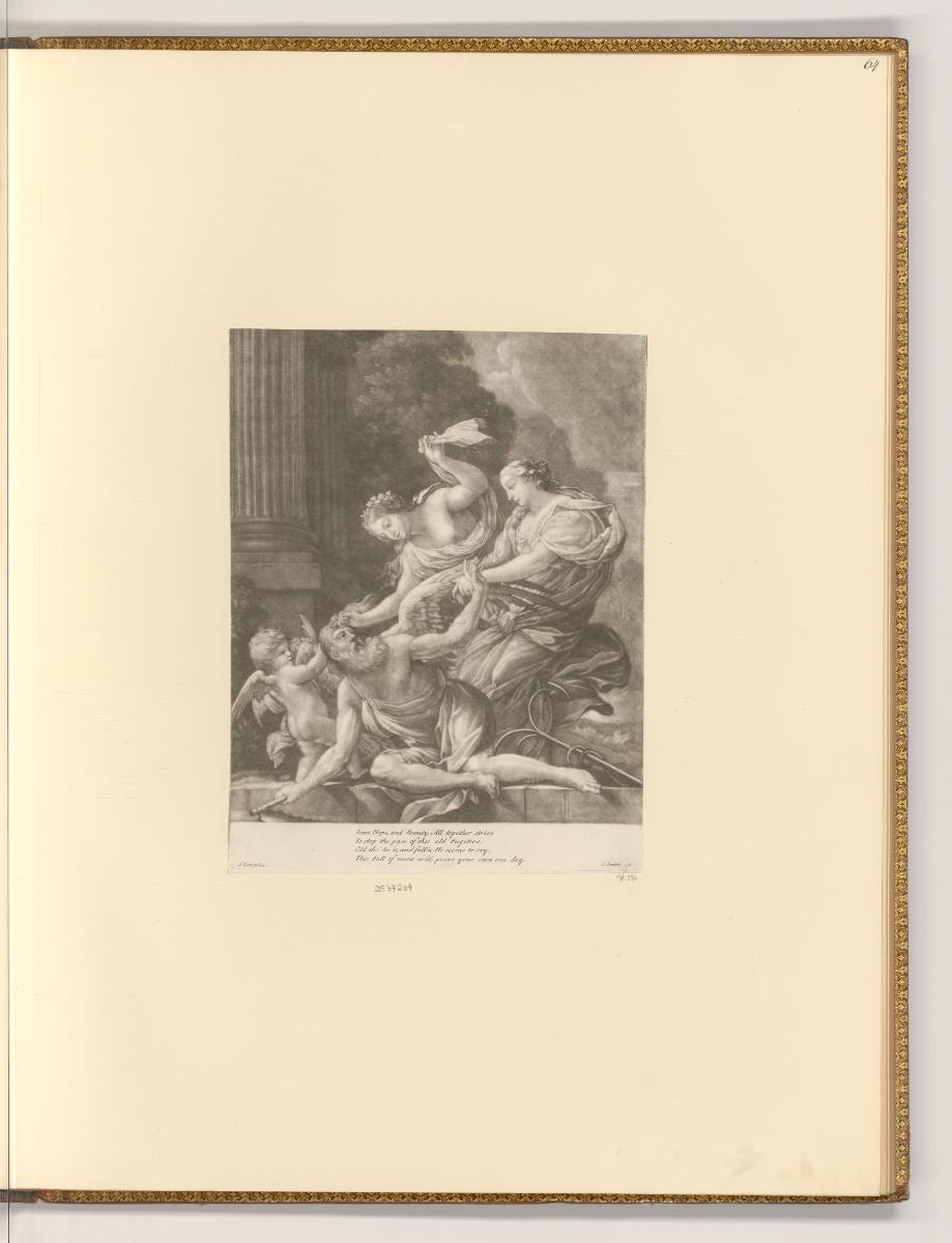 Schabblätter von John Smith, Love, Hope, and Beauty, All together strive, Inv. Nr.: England nac…