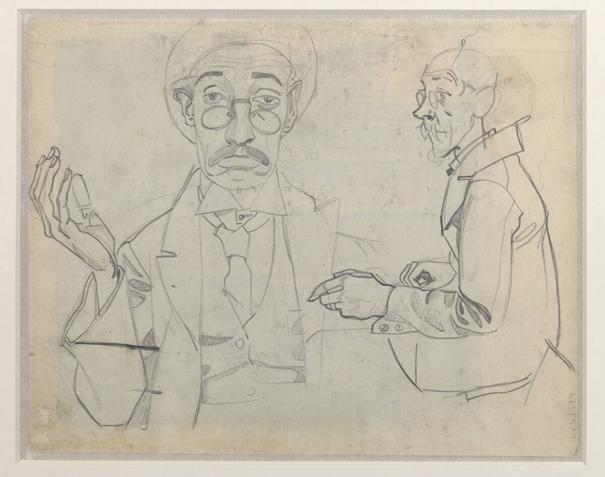 Figurenstudien, Franz Wacik