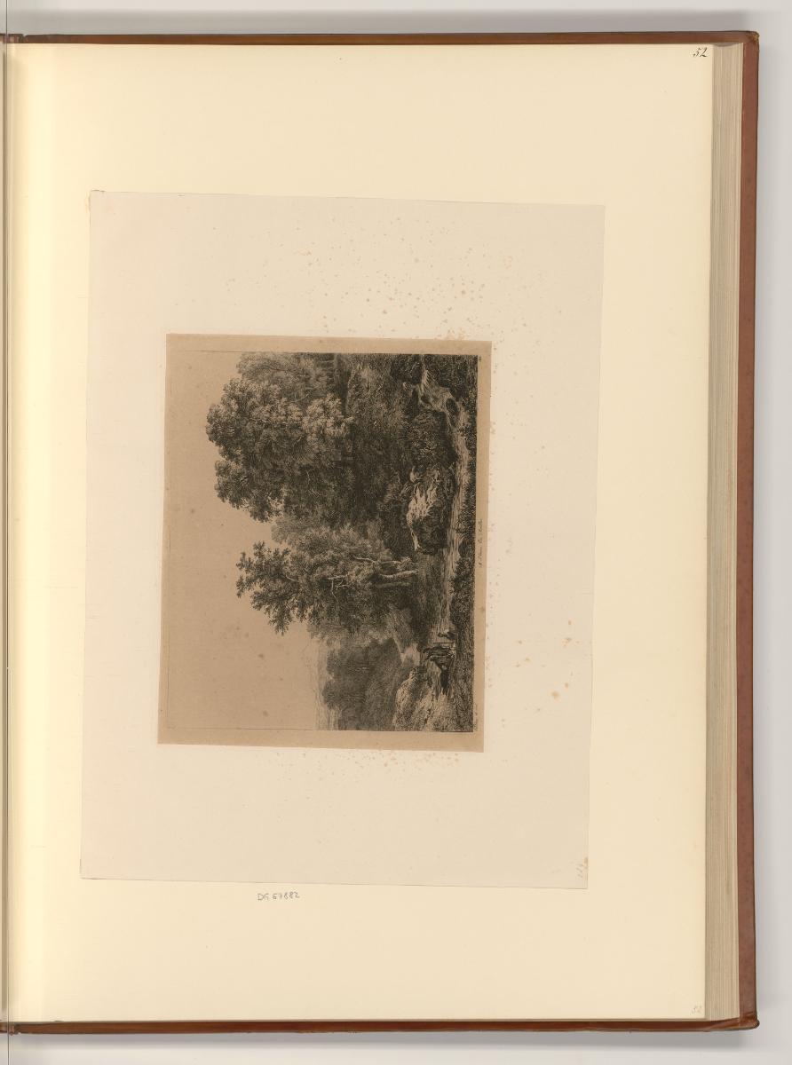 Eugène Bléry, Baumgruppe am Fluss, Inv. Nr.: Frankreich nach Sektionen III/41, F/III/41/52