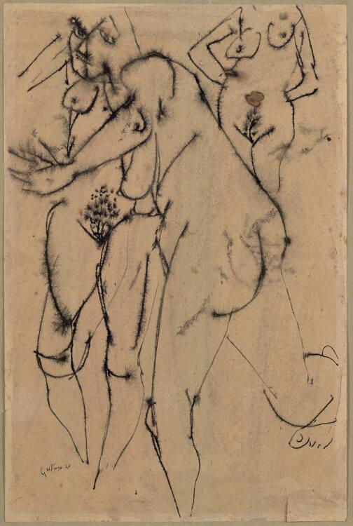 Renato Guttuso, Figurenstudie, Akte, Inv. Nr.: 42445