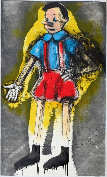 Jim Dine , Pinocchio In A Caul, Inv. Nr.: DG2022/300