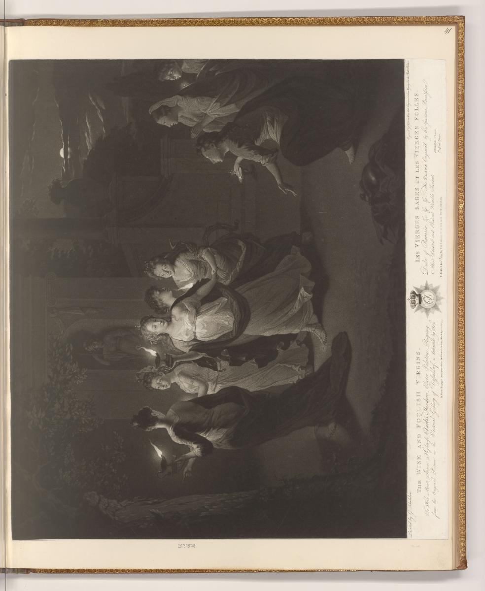 Schabblätter von Valentine Green, The Wise and Foolish Virgins, Inv. Nr.: England nach Sektione…