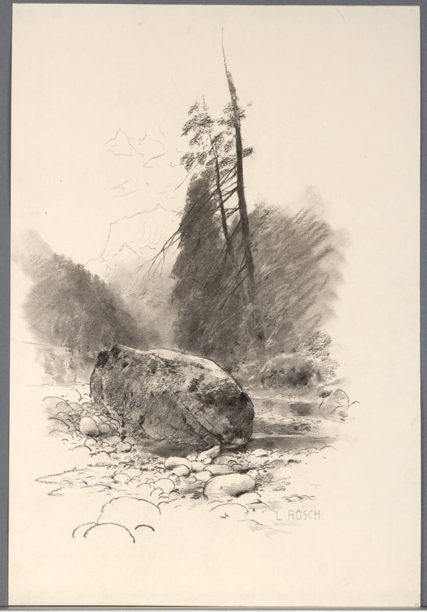 Landschaft, Ludwig Rösch
