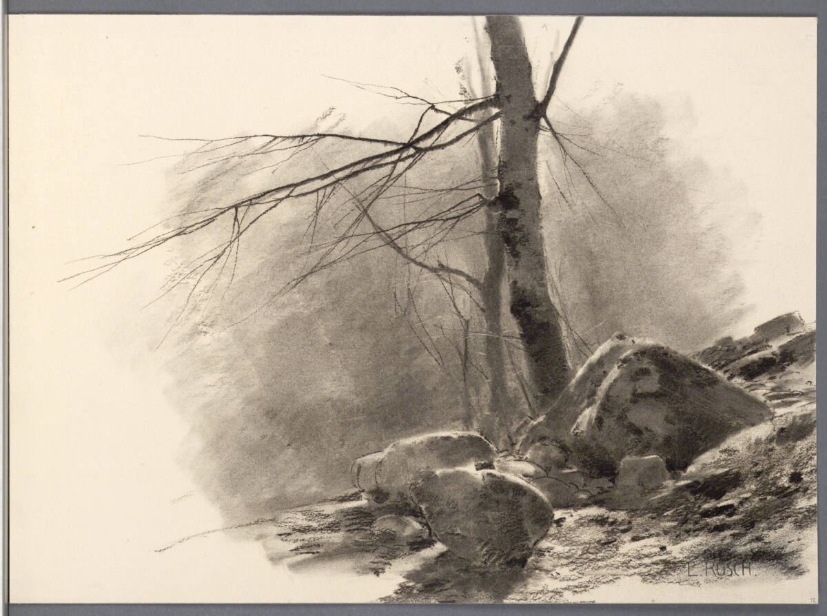 Landschaft, Ludwig Rösch