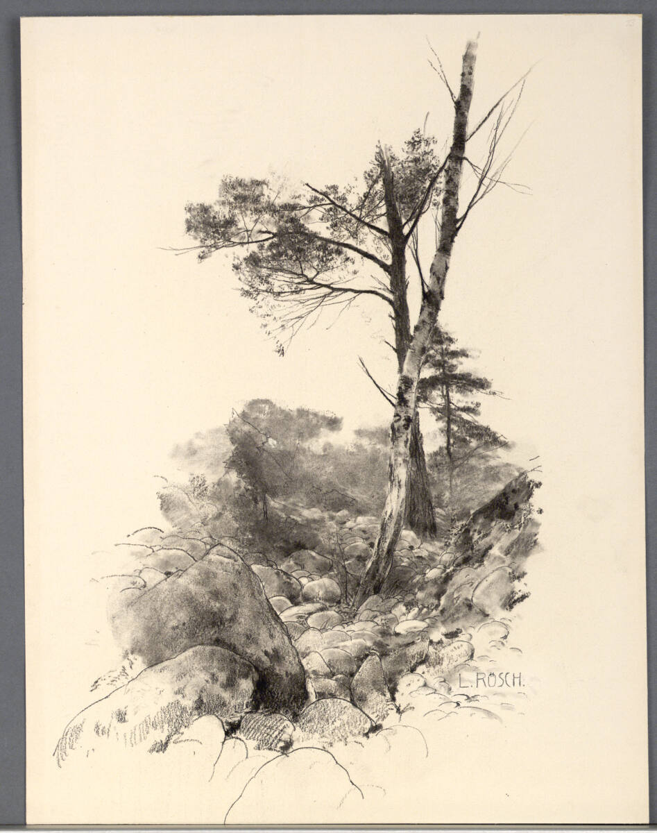 Landschaft, Ludwig Rösch