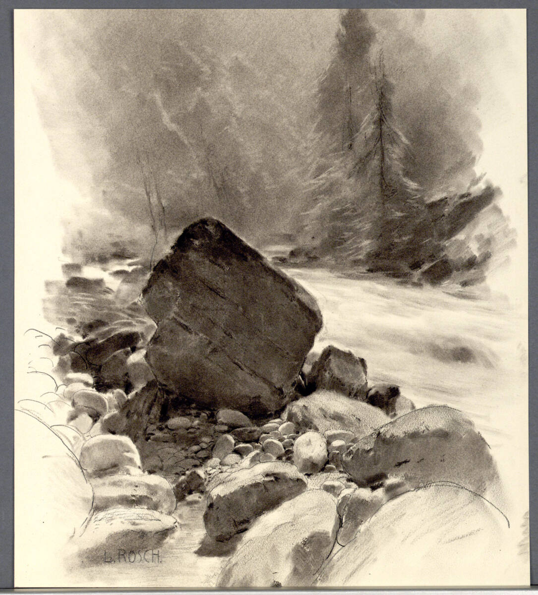Landschaft, Ludwig Rösch