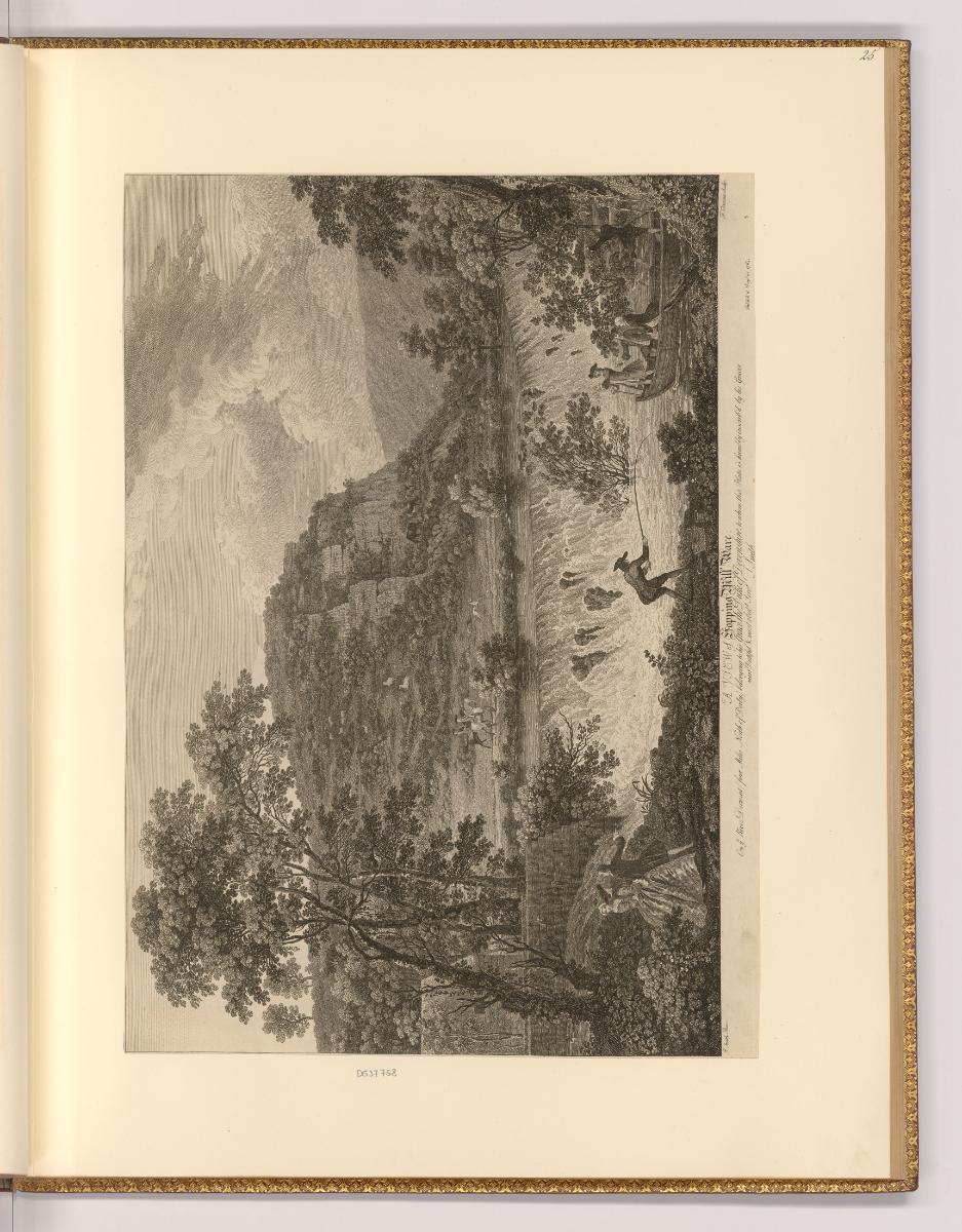 Radierungen von François Vivares, A view of Hopping Mill Ware, Inv. Nr.: England nach Sektionen…