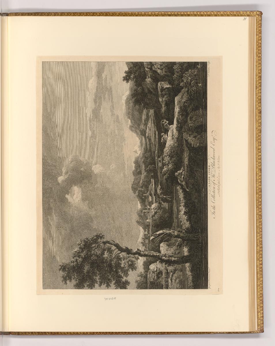 Radierungen von François Vivares, A land storm, Inv. Nr.: England nach Sektionen I/11, E/I/11/3…