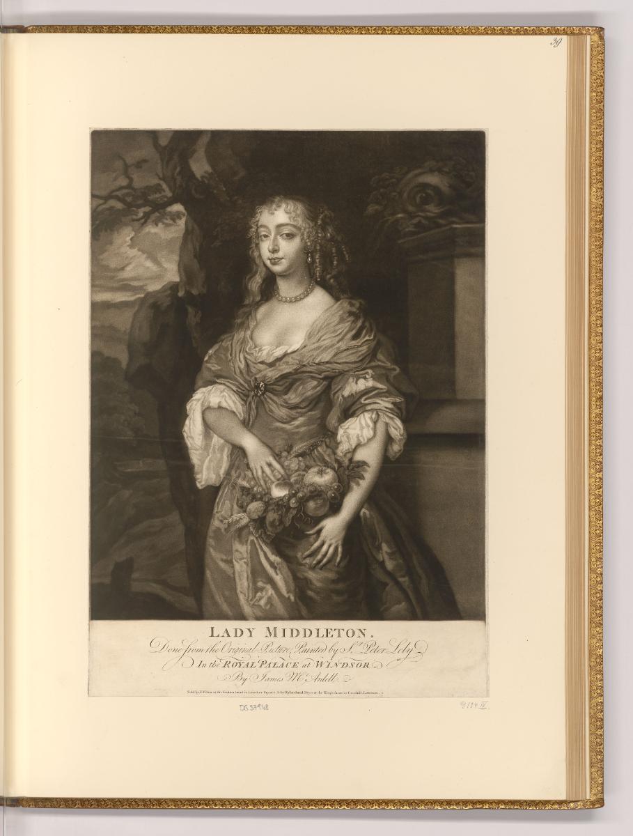 Schabblätter von James McArdell, Lady Middleton, Inv. Nr.: England nach Sektionen I/13, E/I/13/…