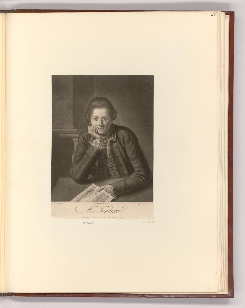 Britische Druckgrafik des 18. Jahrhunderts, Mr. Tenducci, Inv. Nr.: England nach Sektionen I/14…