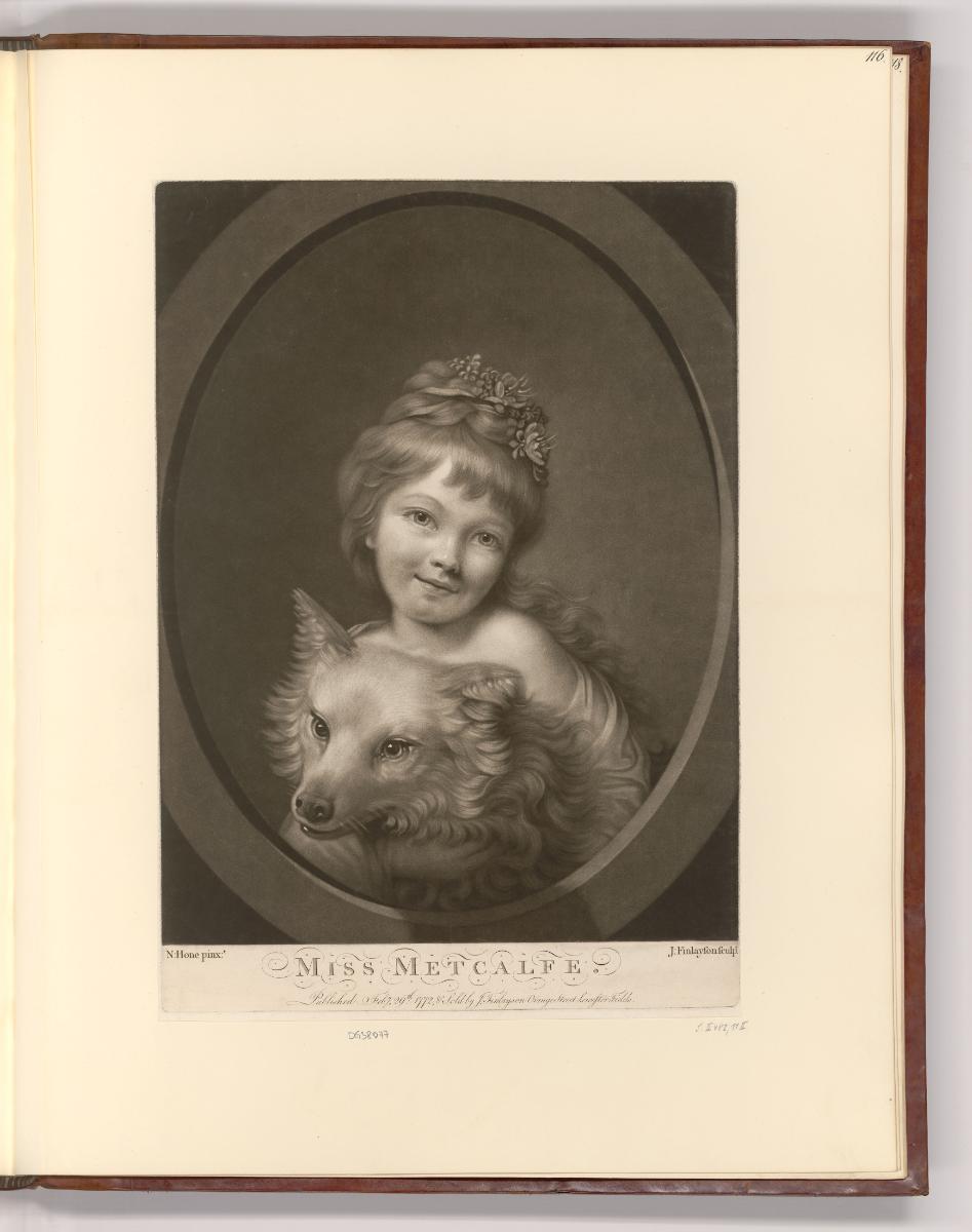 Britische Druckgrafik des 18. Jahrhunderts, Miss Metcalfe, Inv. Nr.: England nach Sektionen I/1…
