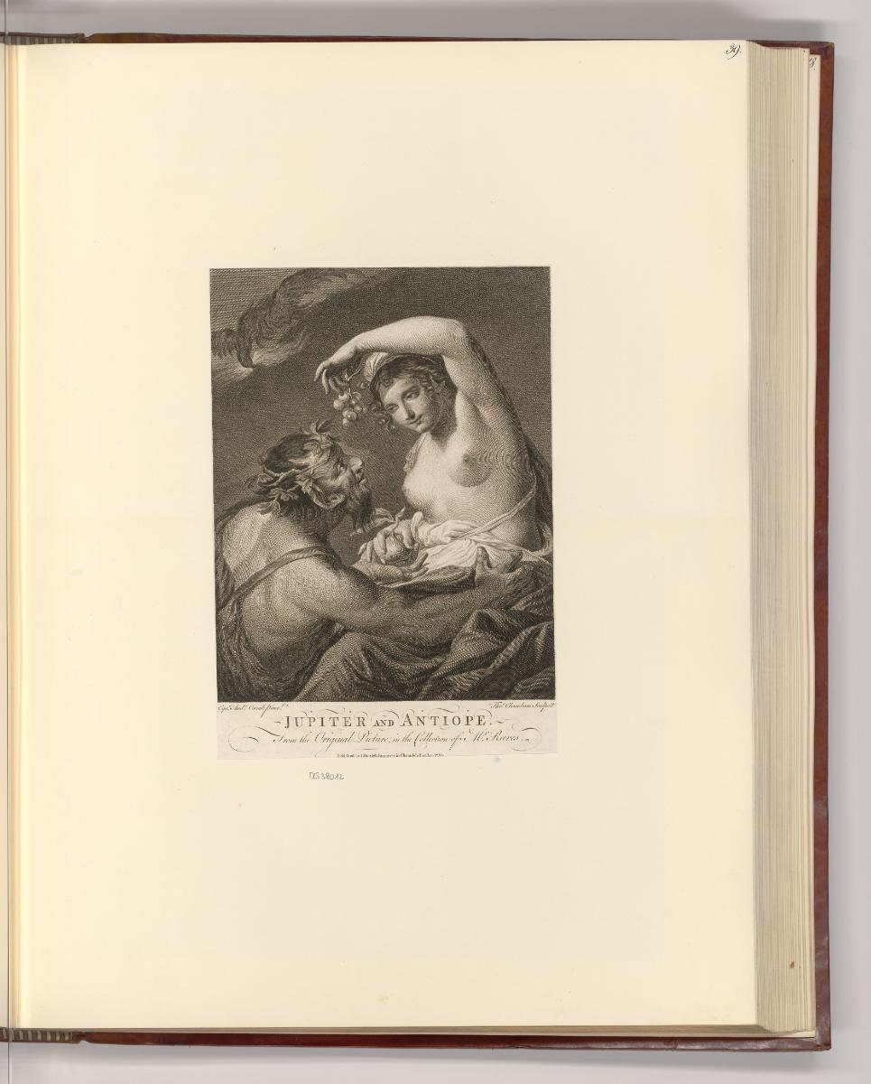 Britische Druckgrafik des 18. Jahrhunderts, Jupiter and Antiope, Inv. Nr.: England nach Sektion…