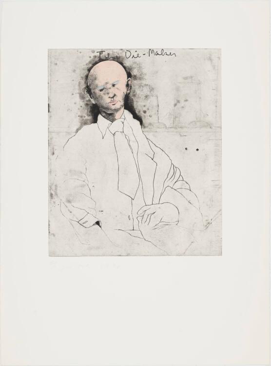 Jim Dine , Eight Sheets From An Undefined Novel: The Die-Maker, Inv. Nr.: DG2022/89