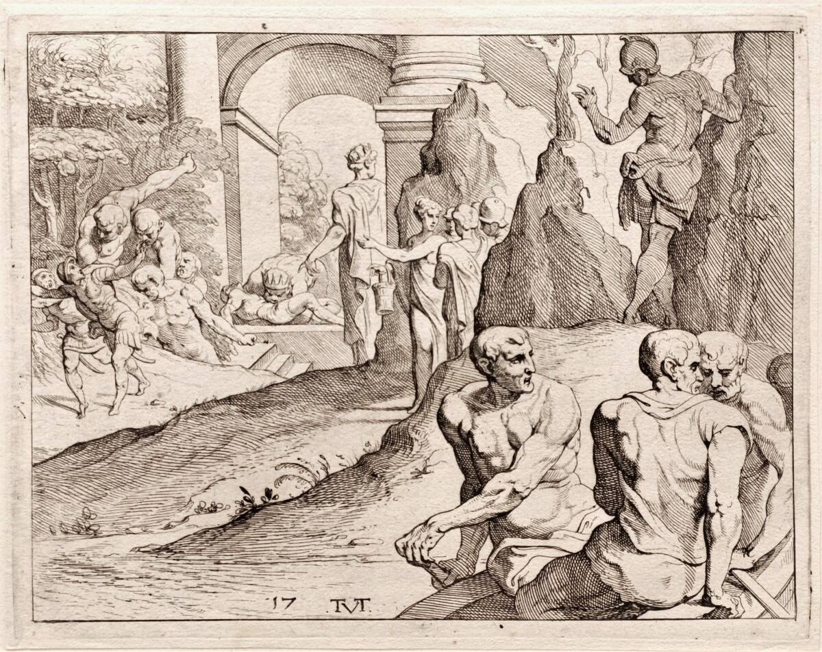 Odysseus im Land der Laistrygonen