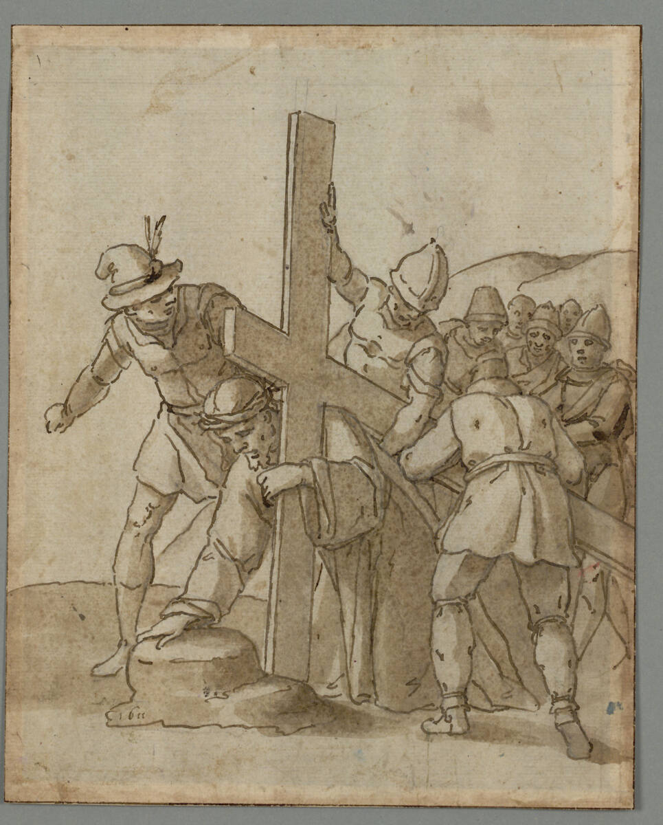 Christus fällt unter dem Kreuz, 1611