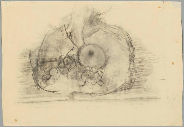 Herbert Boeckl, Stillleben mit Apfel und Weintrauben, Inv. Nr.: EDLDB489