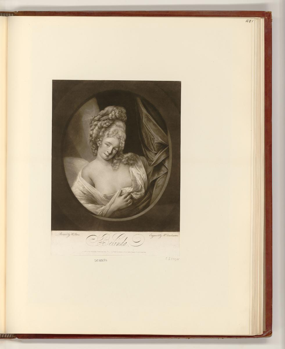 Britische Druckgrafiken des 18. Jahrhunderts, Belinda, Inv. Nr.: England nach Sektionen I/20, E…