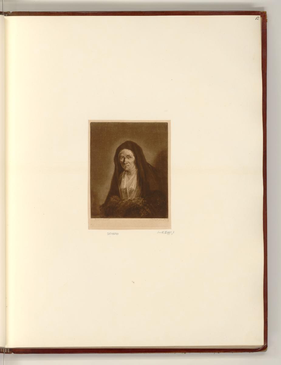 Britische Druckgrafiken des 18. Jahrhunderts, Rembrandts - Sister, Inv. Nr.: England nach Sekti…