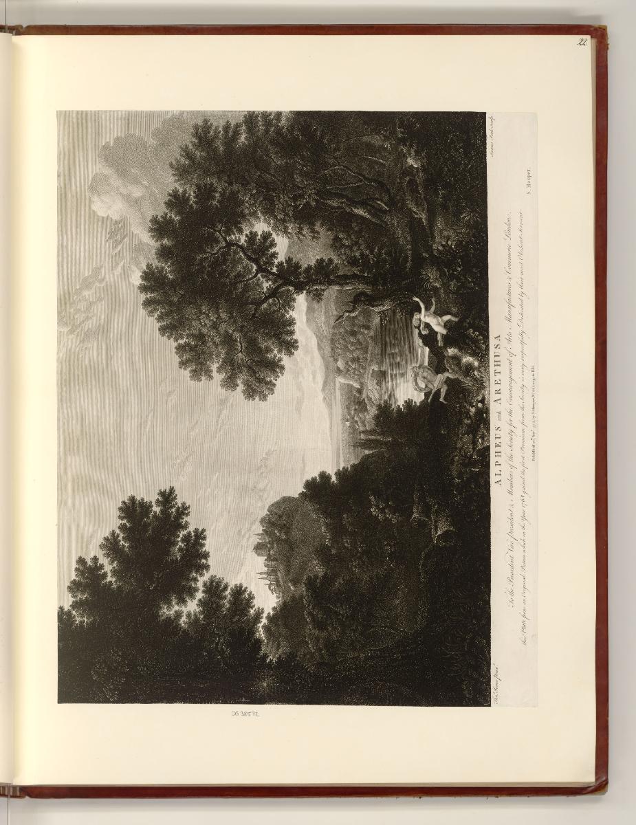 Britische Druckgrafiken des 18. Jahrhunderts, Alpheus and Arethusa, Inv. Nr.: England nach Sekt…