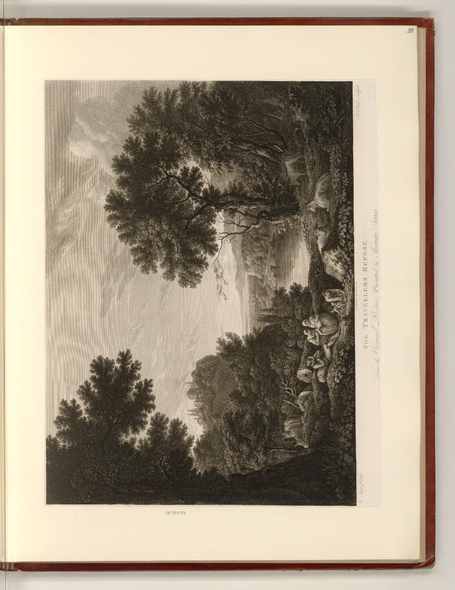 Britische Druckgrafiken des 18. Jahrhunderts, The Travellers Repose, Inv. Nr.: England nach Sek…