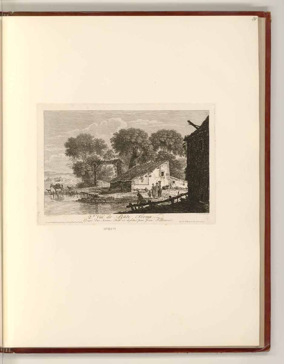 Britische Druckgrafiken des 18. Jahrhunderts, 2d vue de petite ferme, Inv. Nr.: England nach Se…