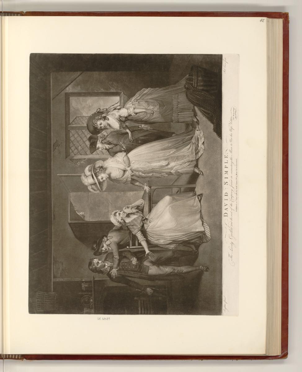 Britische Druckgrafiken des 18. Jahrhunderts, David Simple, the Lovely Cynthia and the Rest of …