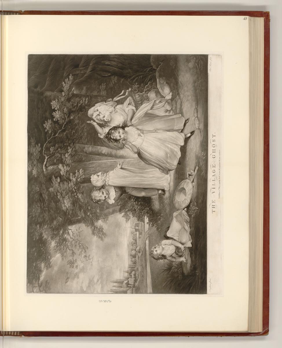 Britische Druckgrafiken des 18. Jahrhunderts, The Village Ghost, Inv. Nr.: England nach Sektion…
