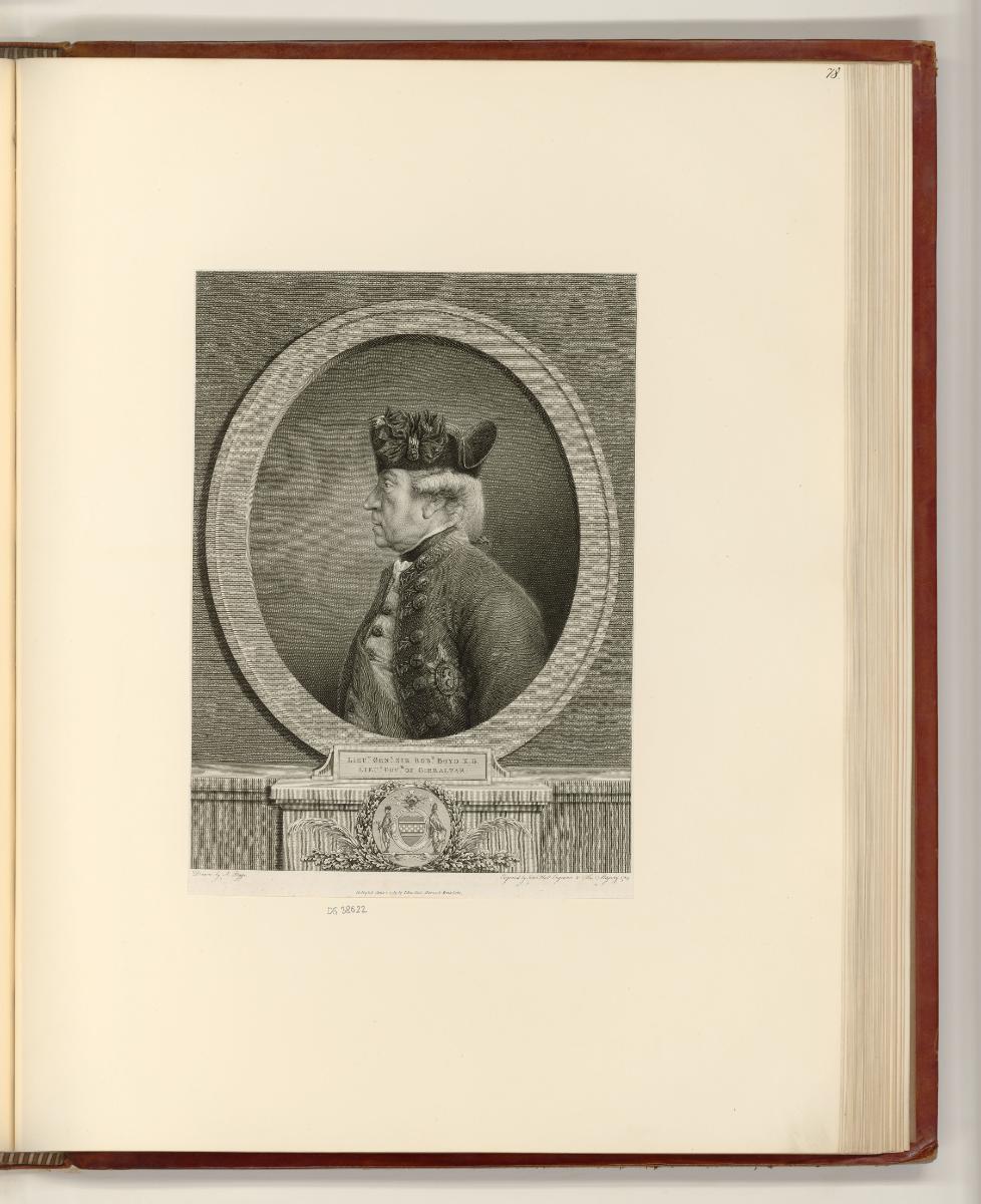 Britische Druckgrafiken des 18. Jahrhunderts, Lieut. Genl. Sir Rob.t Boyd K.B. Lieut. Govr. of …