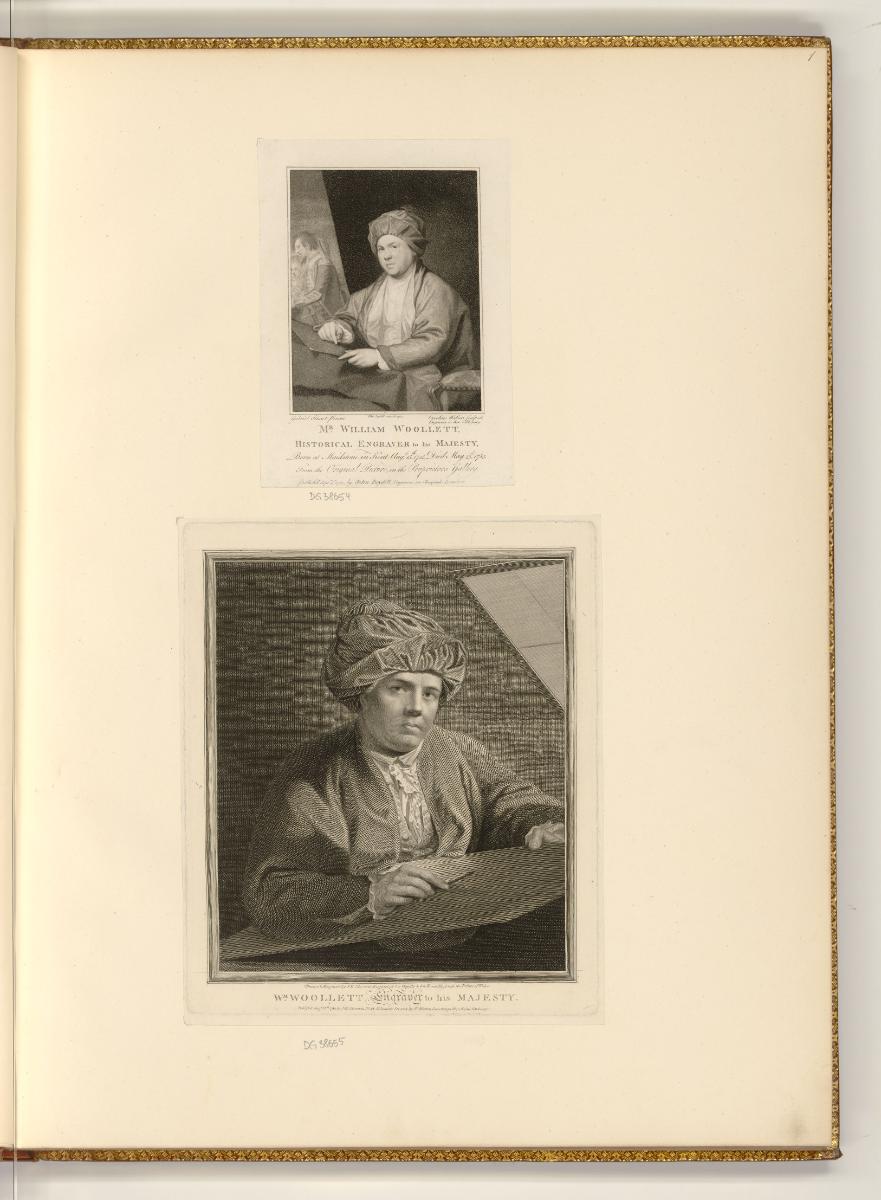 Druckgrafiken von William Woollett, Porträt William Woollett, Inv. Nr.: England nach Sektionen …