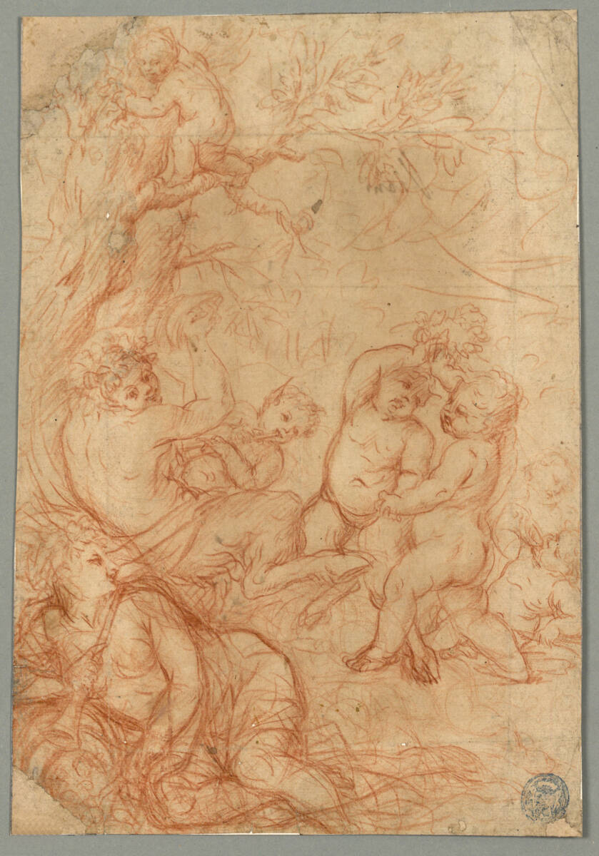 Fest mit Faunen und Putten, Francesco Albani
