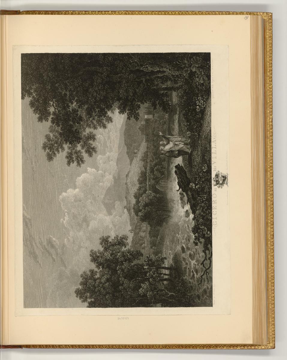Druckgrafiken von William Woollett, Cicero at his Villa, Inv. Nr.: England nach Sektionen I/22,…