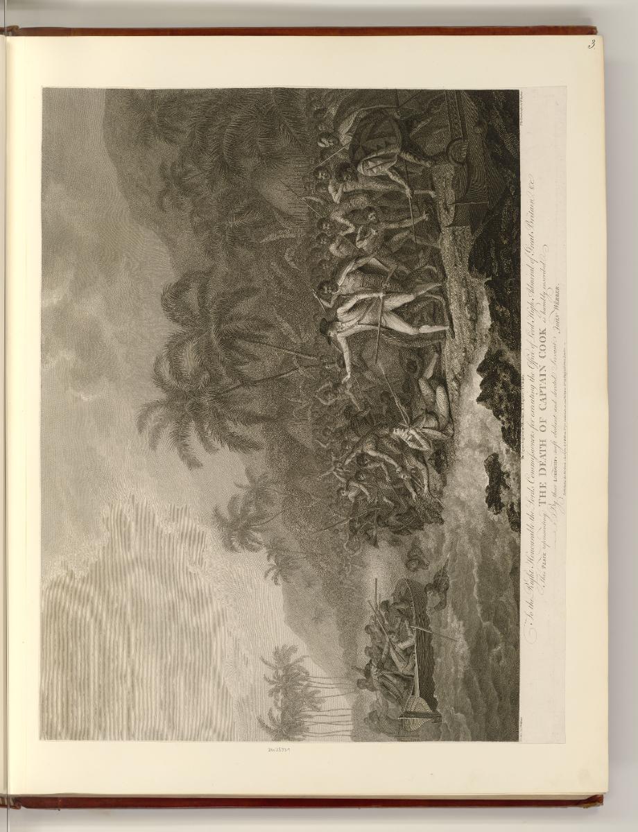 Britische Druckgrafiken des späten 18. Jahrhunderts, The Death of Captain Cook, Inv. Nr.: Engla…
