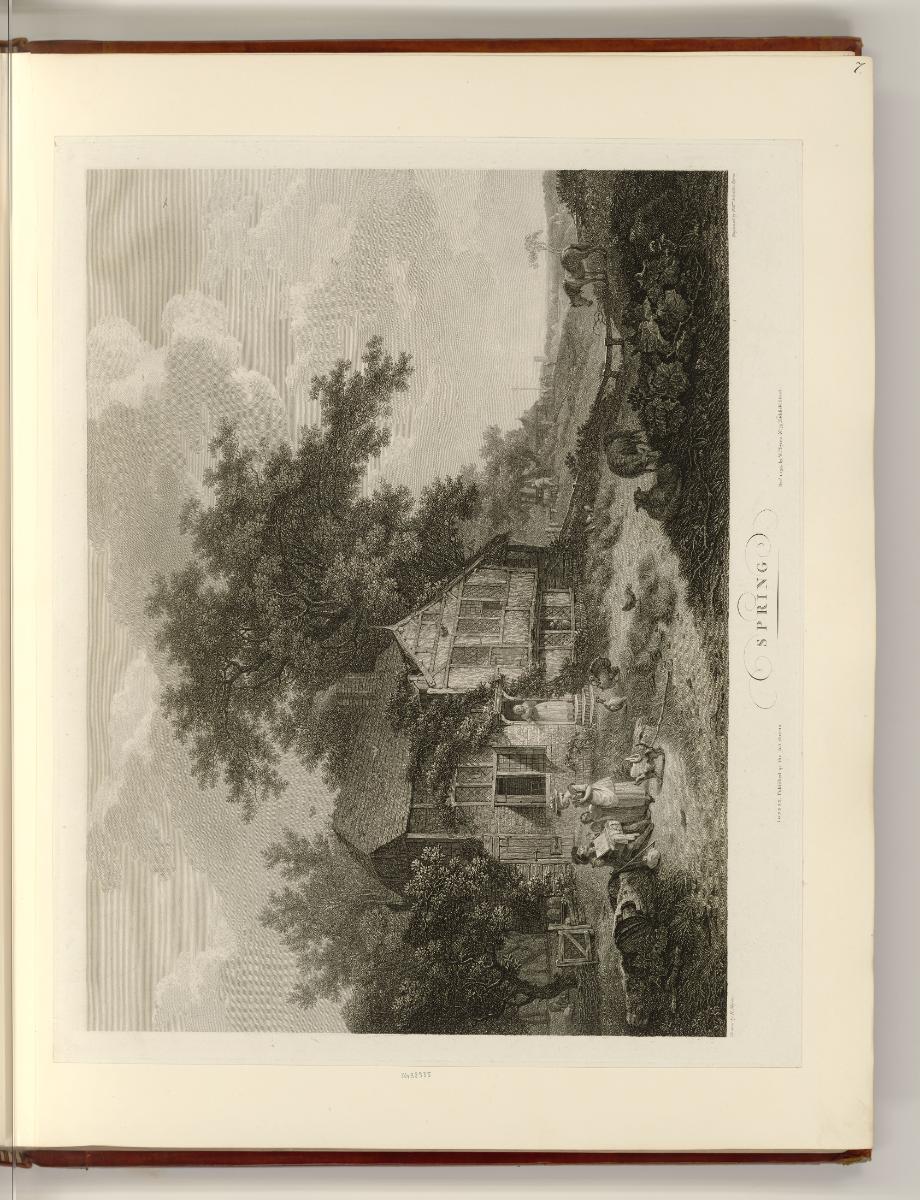 Britische Druckgrafiken des späten 18. Jahrhunderts, Spring, Inv. Nr.: England nach Sektionen I…