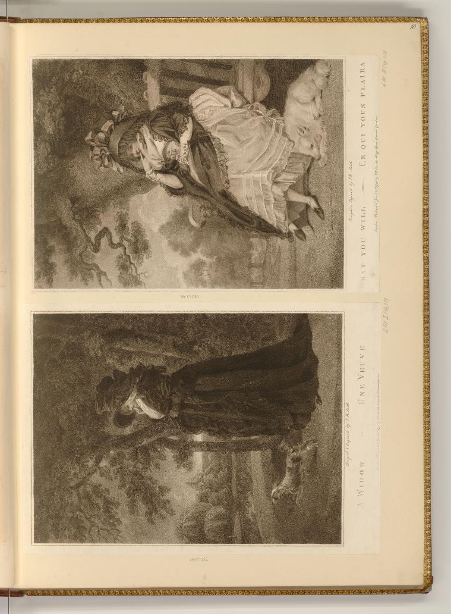 Schabblätter von John Raphael Smith, Eine Witwe, Inv. Nr.: England nach Sektionen I/25, E/I/25/…