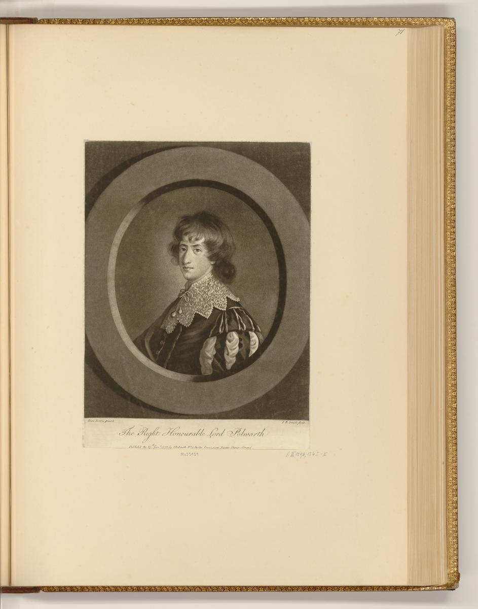 Schabblätter von John Raphael Smith, Porträt Lord Polwarth, Inv. Nr.: England nach Sektionen I/…