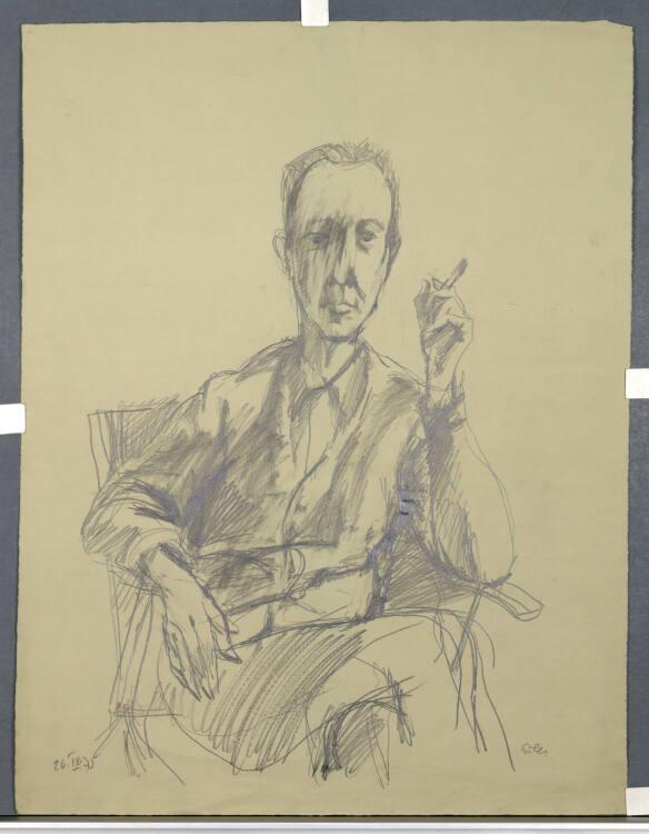 Georg Eisler, Herrenporträt, Inv. Nr.: 43526