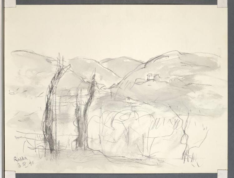 Georg Eisler, Landschaft bei Radda, Italien, Inv. Nr.: 43552