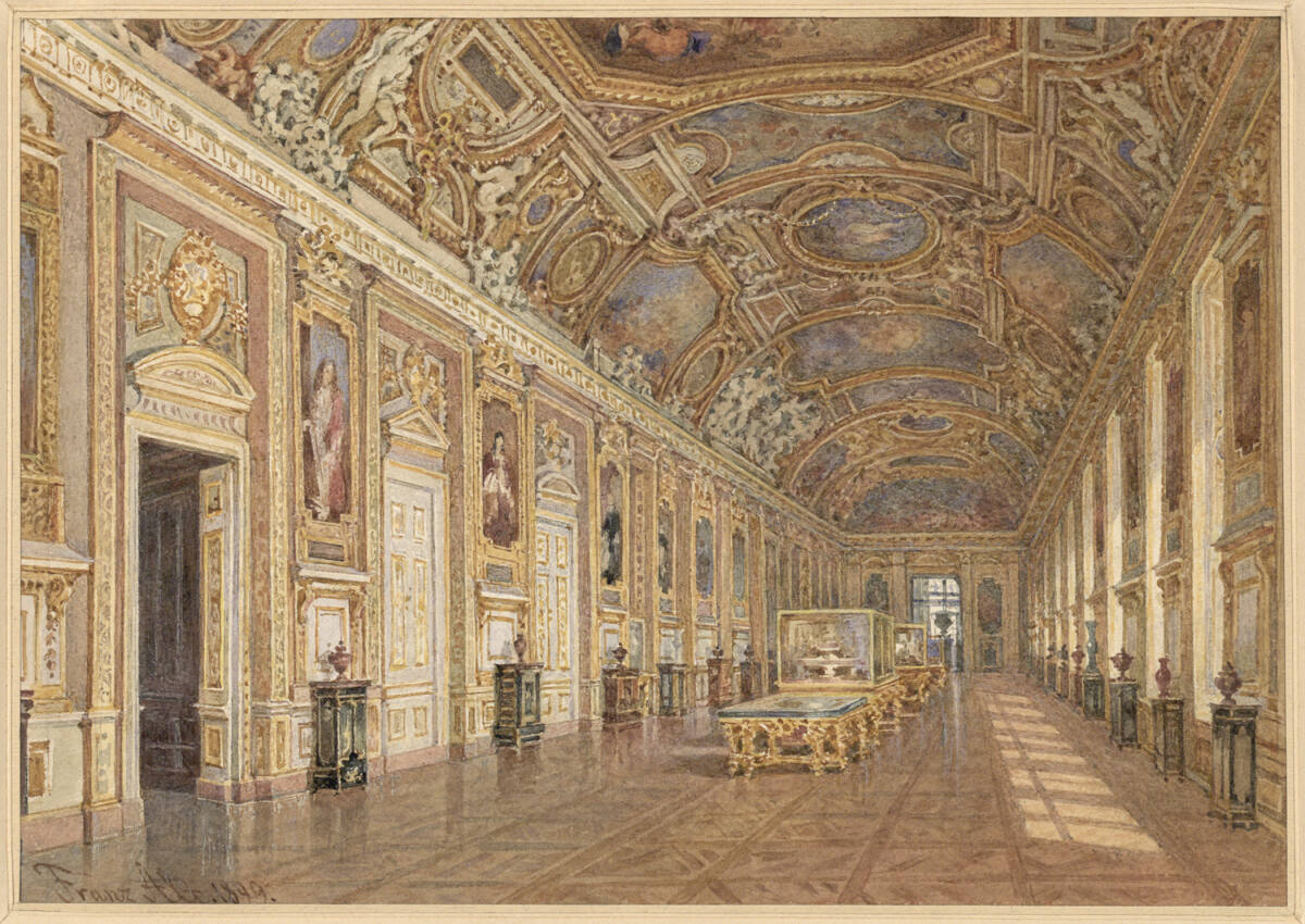 Festsaal im Louvre, Franz Alt, 1899