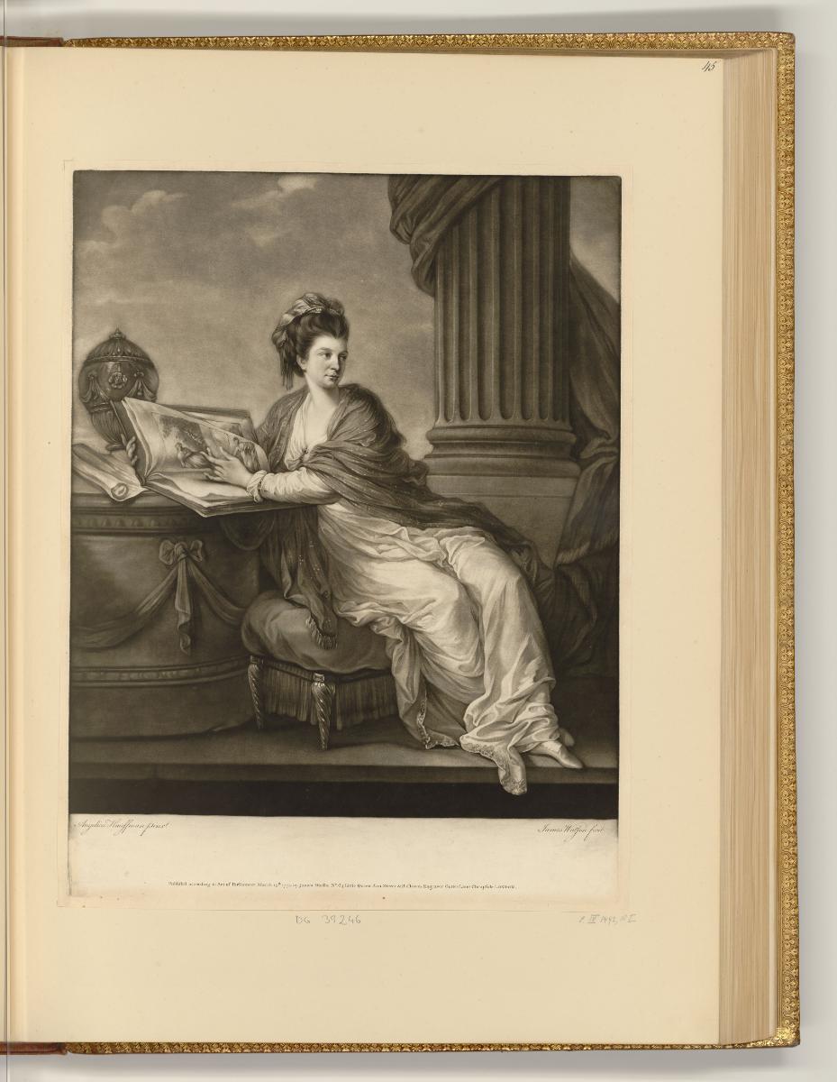 Schabblätter von James und Thomas Watson, Porträt Lady Bingham, Inv. Nr.: England nach Sektione…
