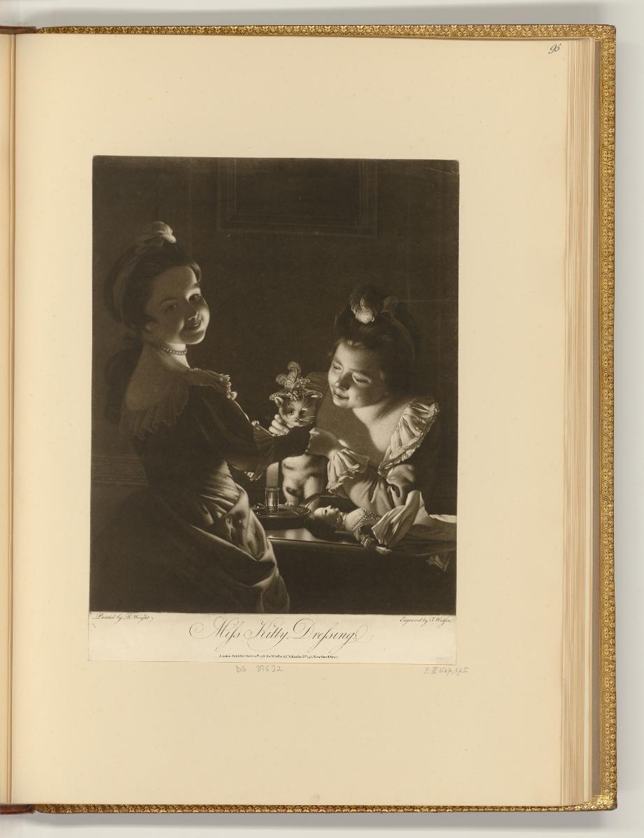 Schabblätter von James und Thomas Watson, Miss Kitty Dressing, Inv. Nr.: England nach Sektionen…