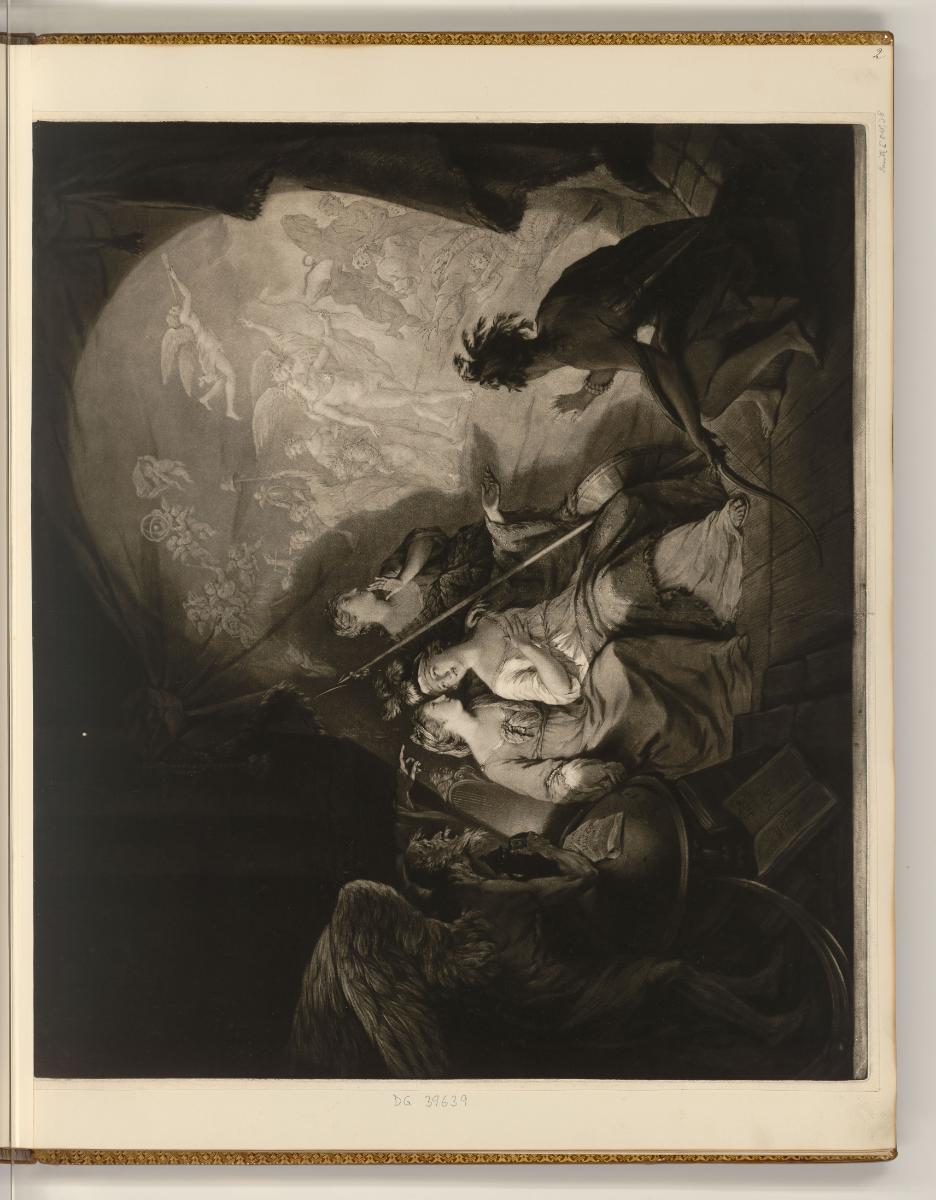 Schabblätter von John Dixon und William Pether, The Oracle, Inv. Nr.: England nach Sektionen I/…