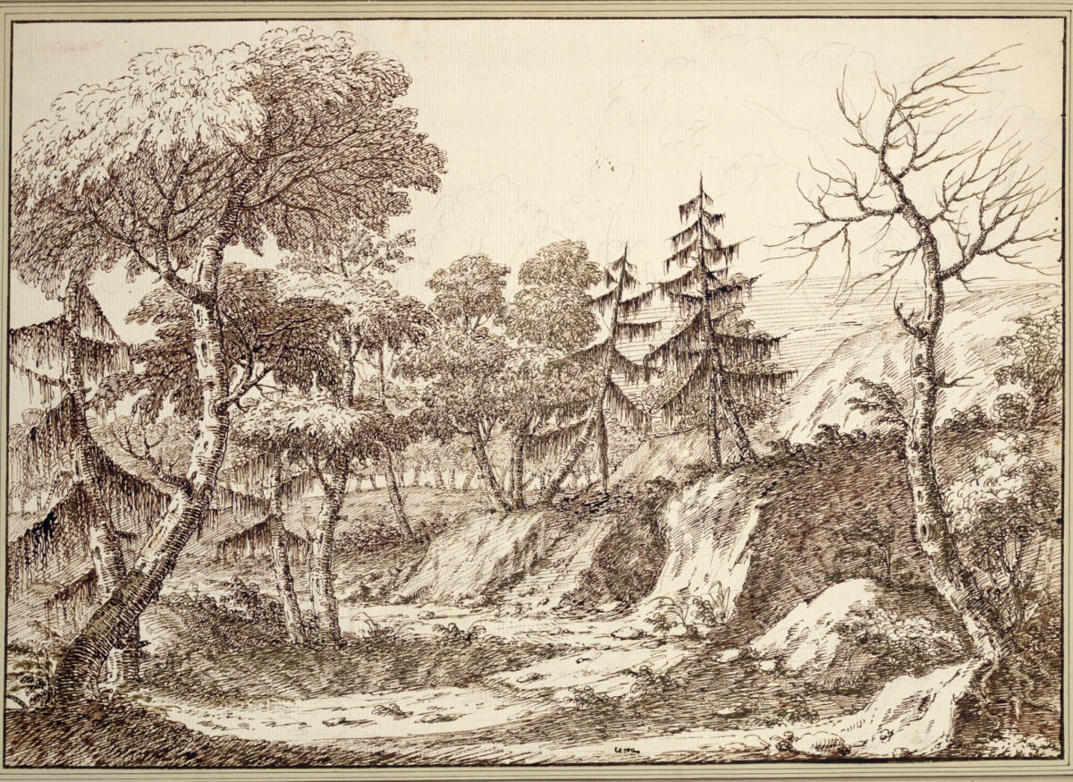Hügelige Baumlandschaft, GiovanFrancescoCosta
