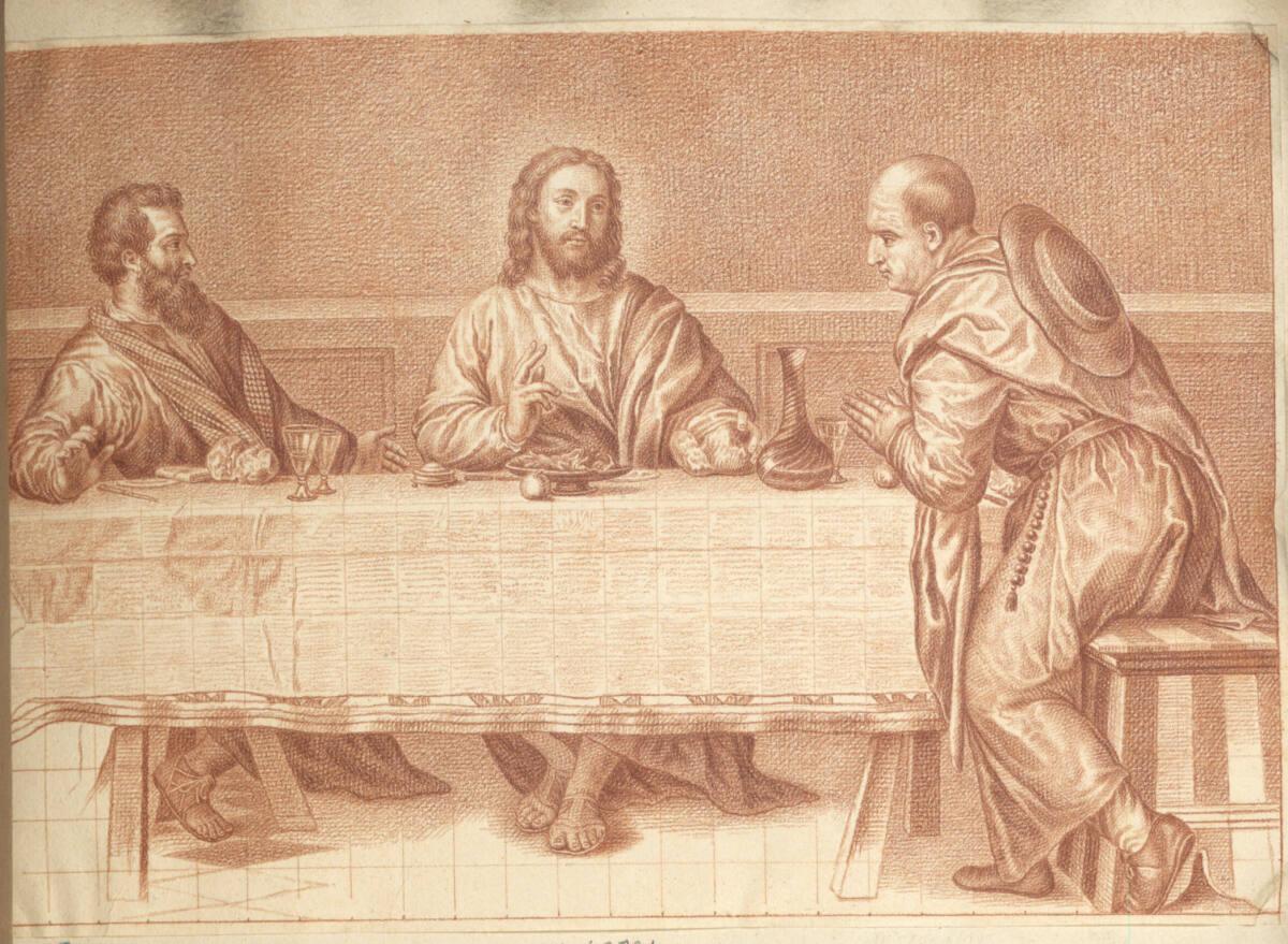 Nicolas Bazin, Emmausmahl, Inv. Nr.: 43701