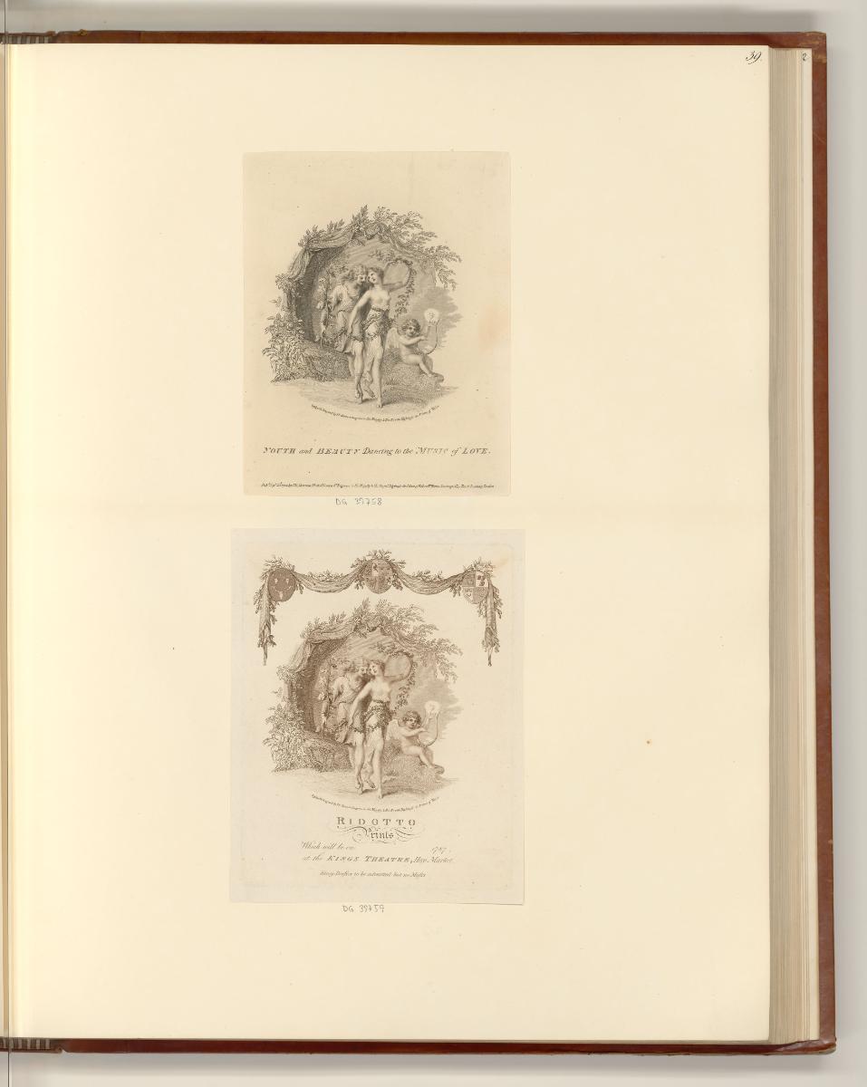 Druckgrafiken von John Keyse Sherwin und William Dickinson, Youth and Beauty Dancing to the Mus…