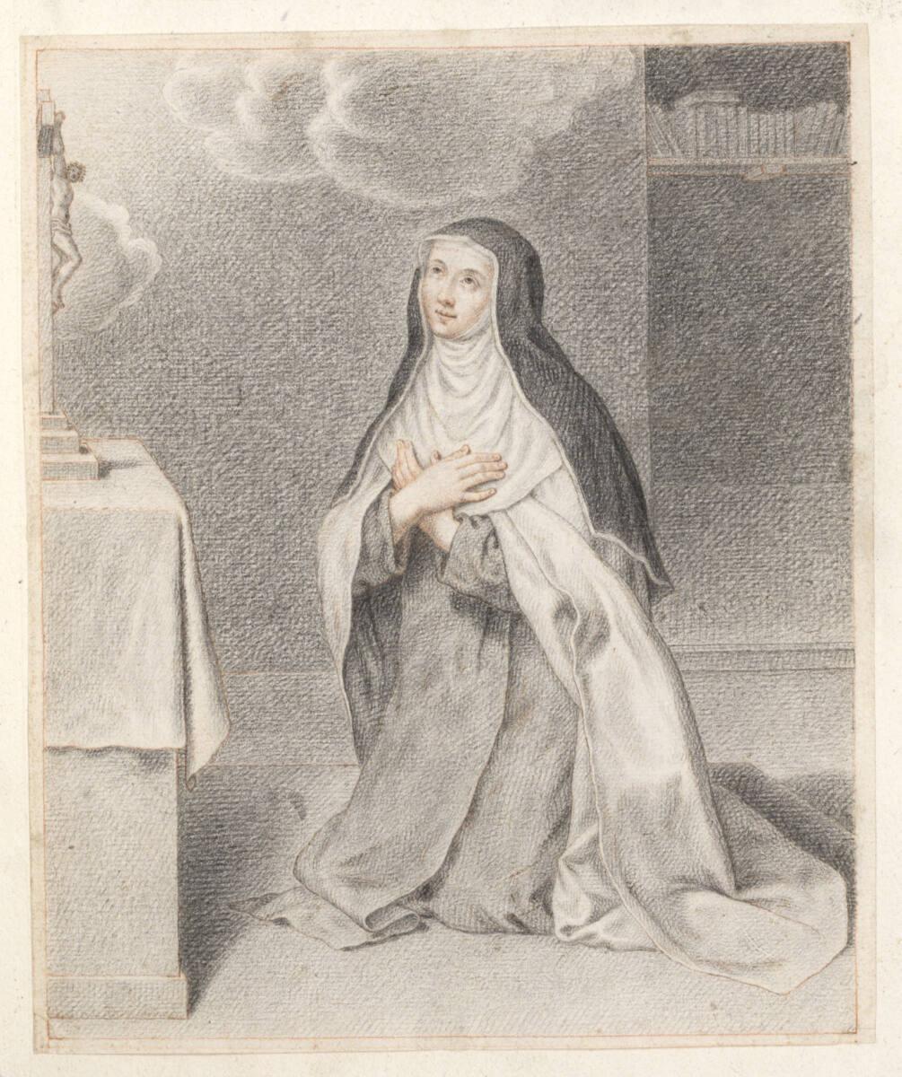 Nicolas Bazin, Heilige Maria Magdalena dei Pazzi, Inv. Nr.: 43742