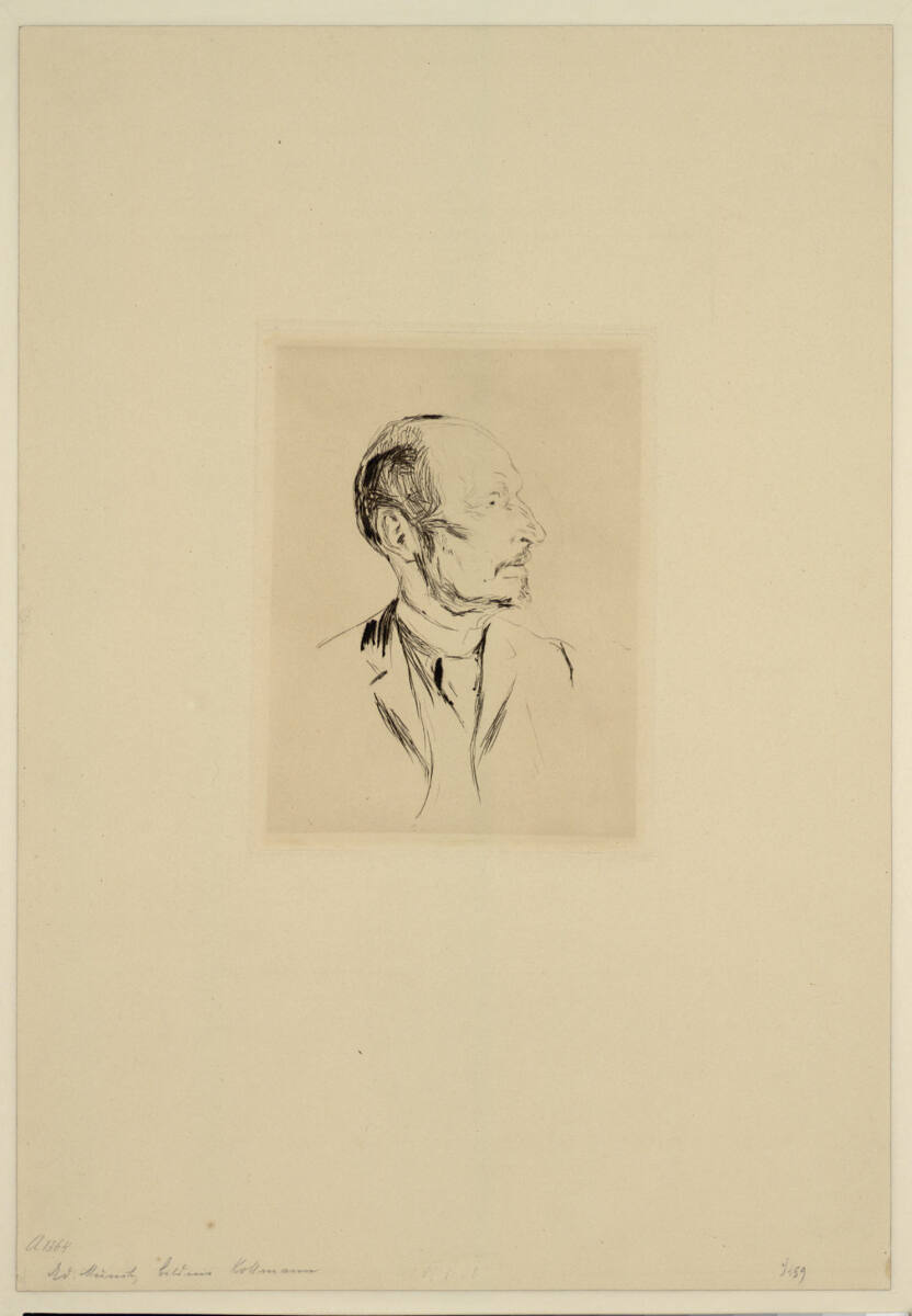 Albert Kollmann, Edvard Munch, 1902